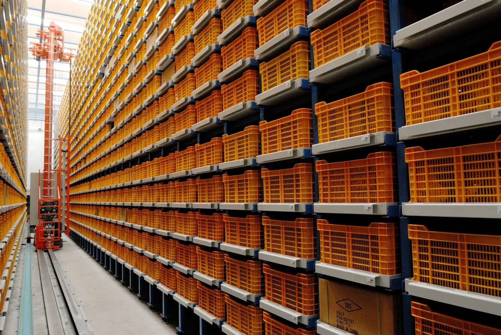 Security Data Supply distribution warehouse aisles